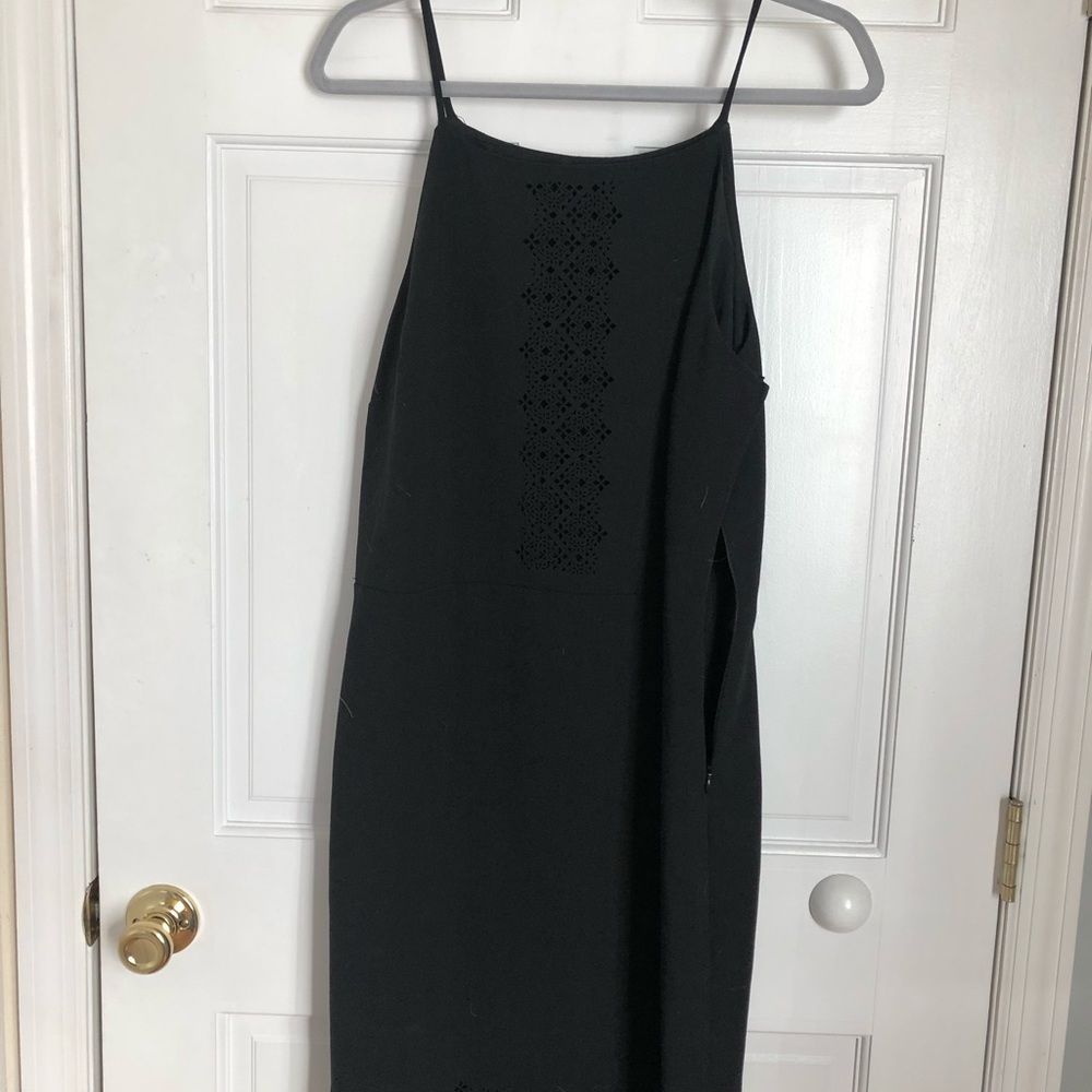 Never worn black knee length dress